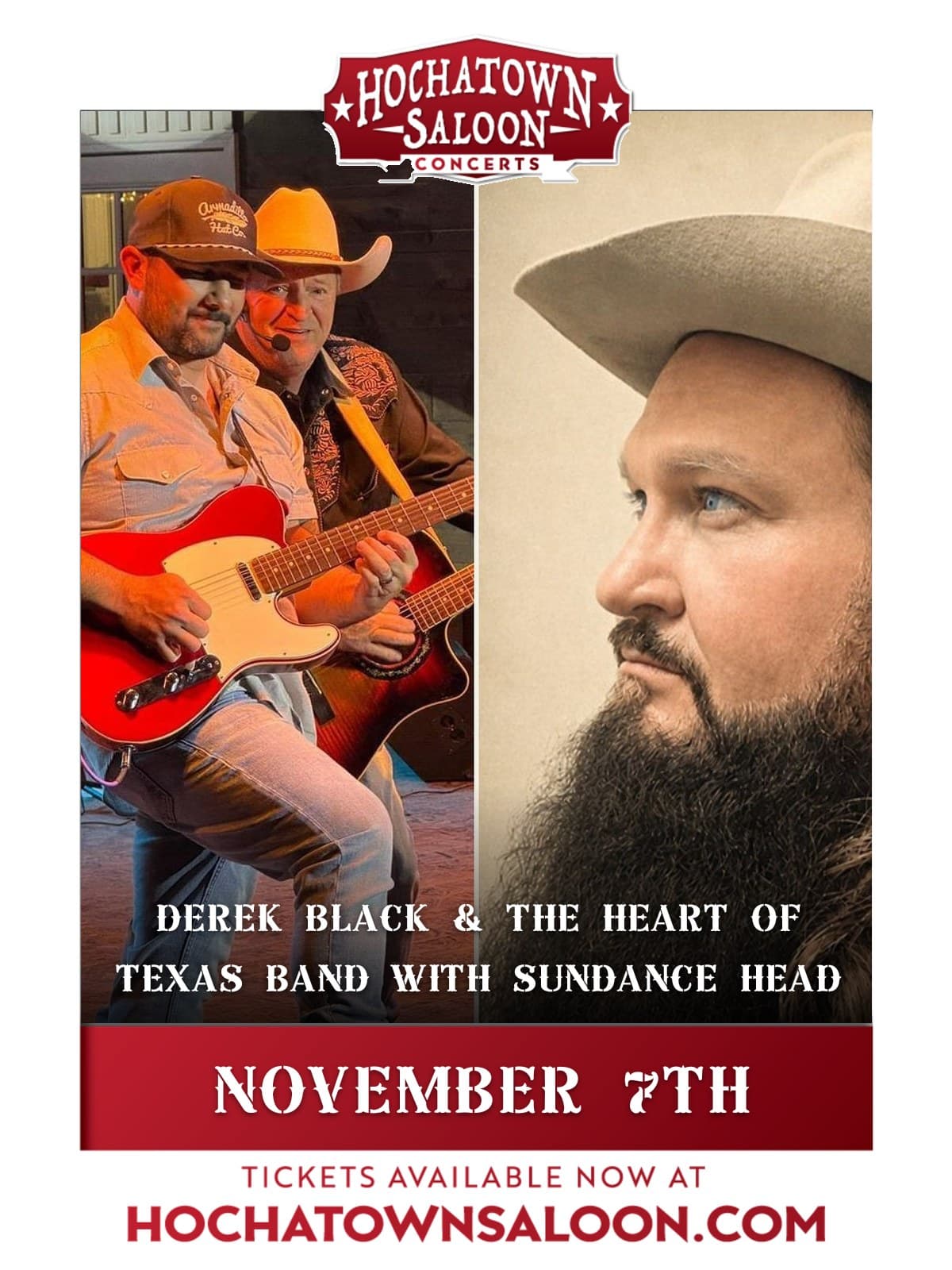 Derek Black & The Heart of Texas Band with Sundance Head